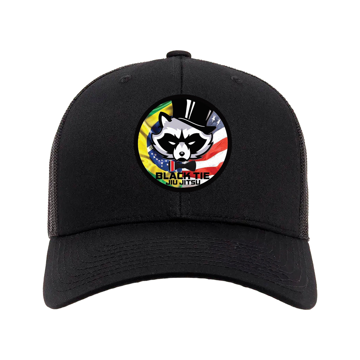 Black Tie BJJ Academy Trucker Hat #8048 A