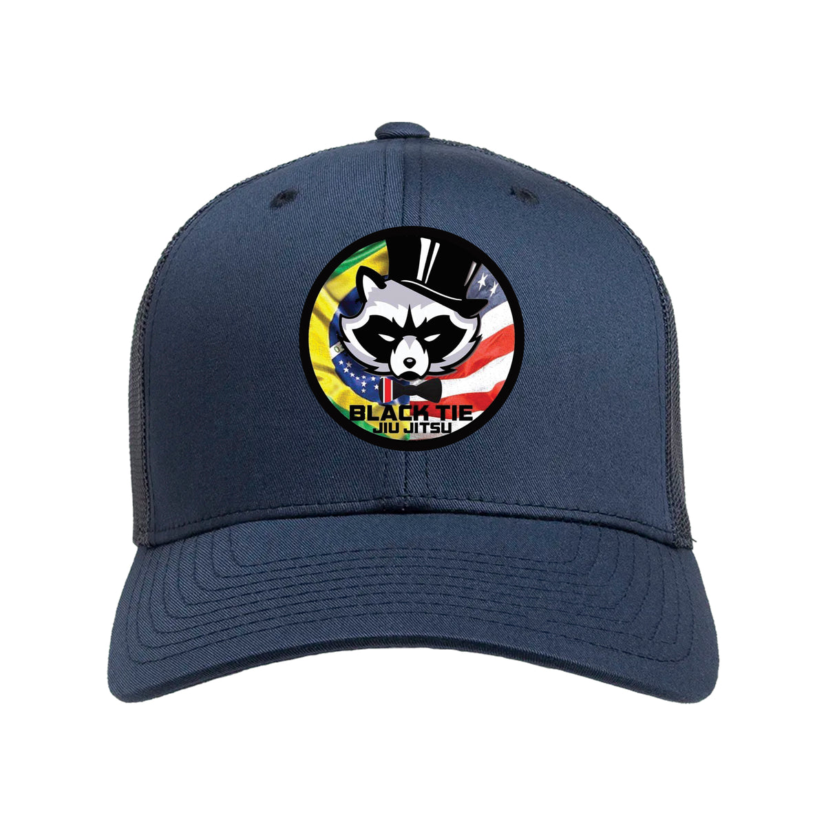 Black Tie BJJ Academy Trucker Hat #8048 A