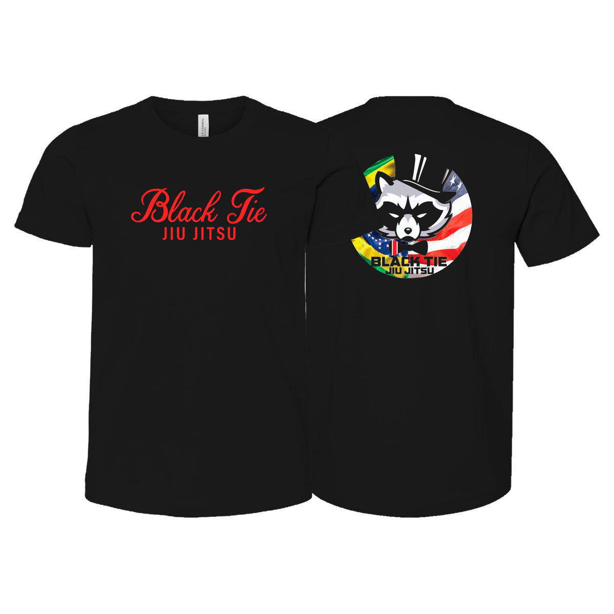 Black Tie BJJ Academy Kids Shirts #8048 A