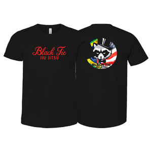 Black Tie BJJ Academy Kids Shirts #8048 A