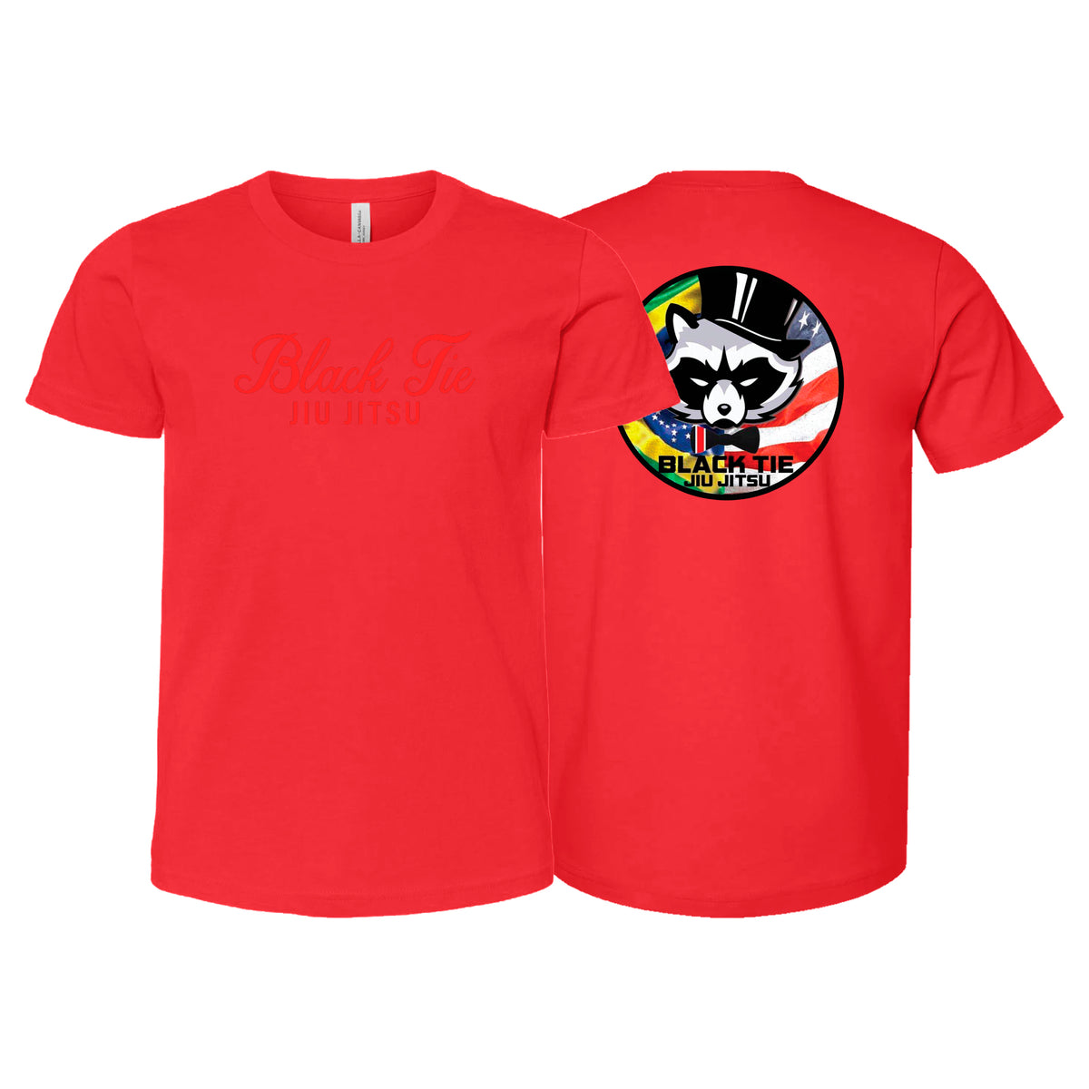 Black Tie BJJ Academy Kids Shirts #8048 A