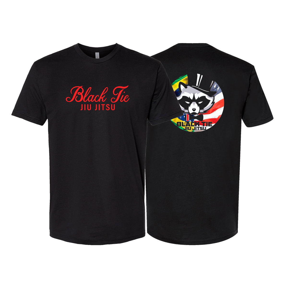 Black Tie BJJ Next Level Adult Shirts #8048 A