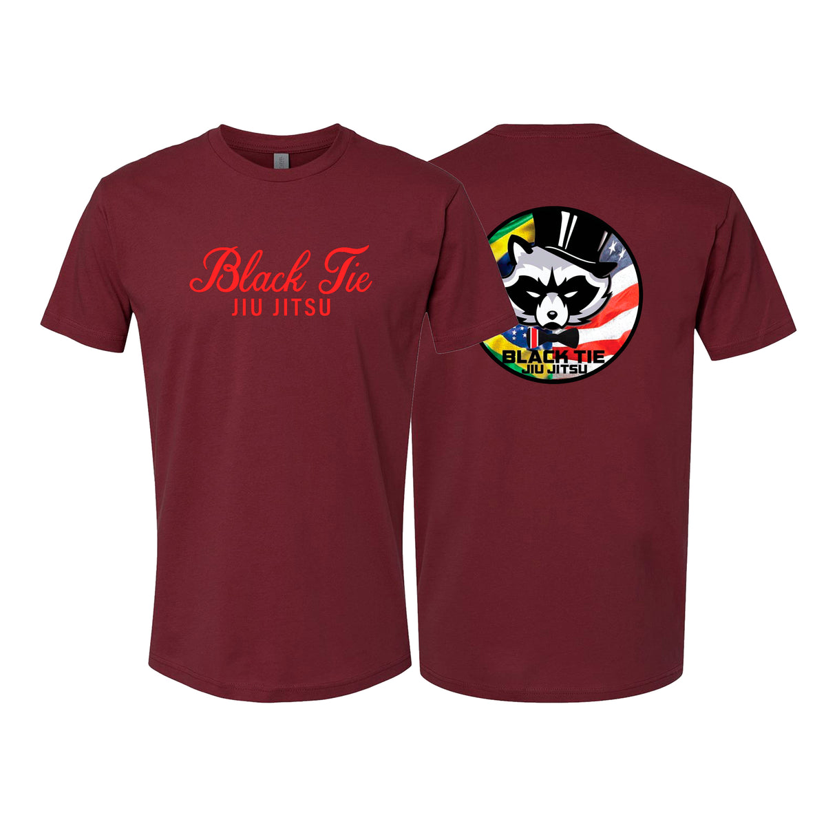 Black Tie BJJ Next Level Adult Shirts #8048 A