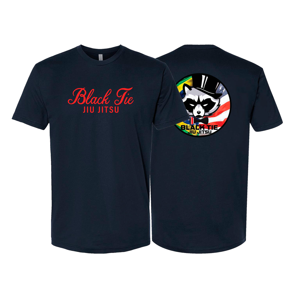 Black Tie BJJ Next Level Adult Shirts #8048 A