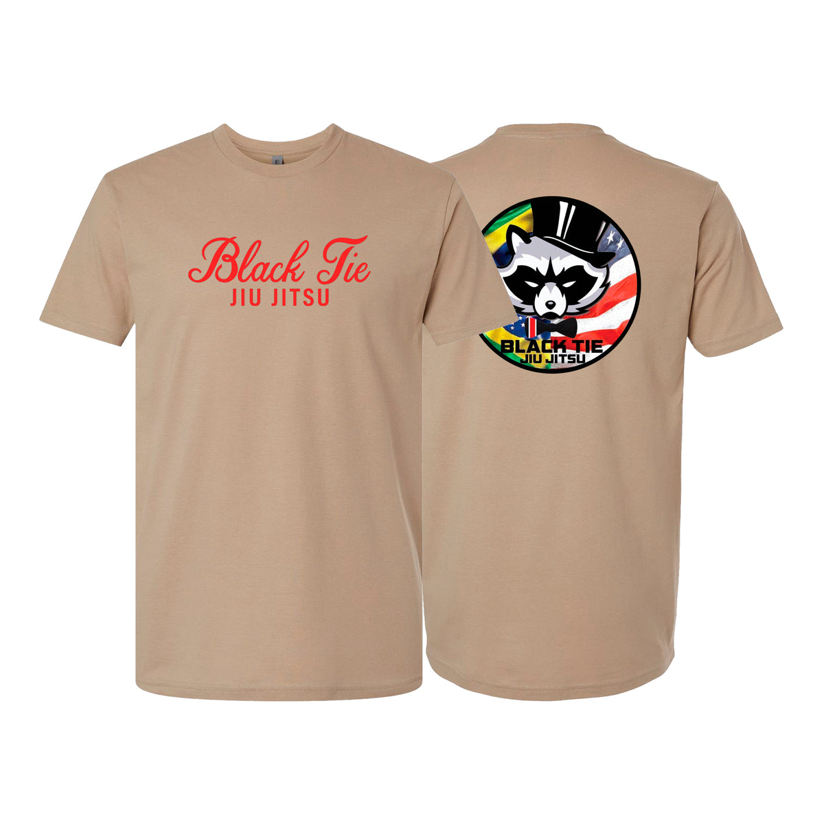 Black Tie BJJ Next Level Adult Shirts #8048 A