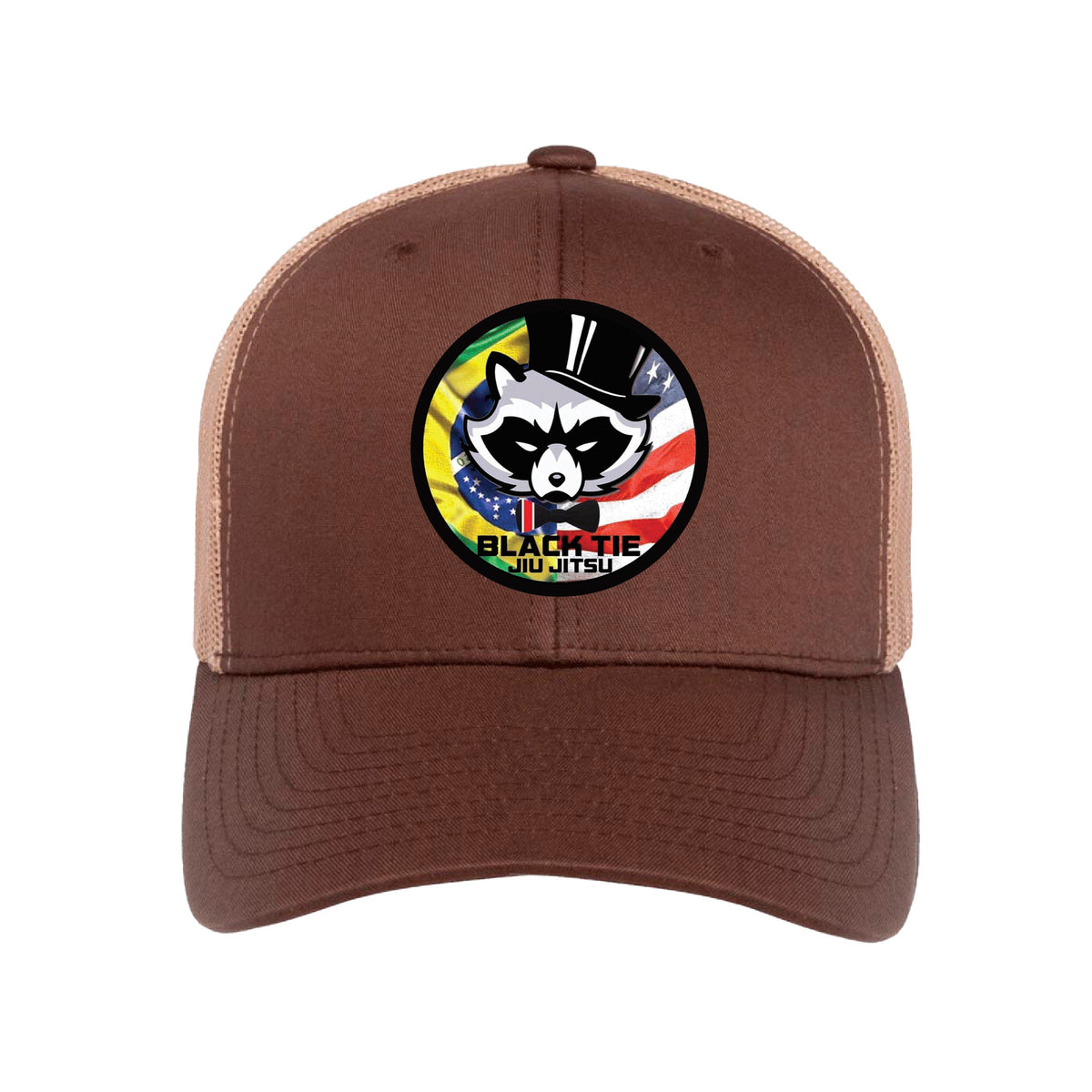Black Tie BJJ Academy Trucker Hat #8048 A