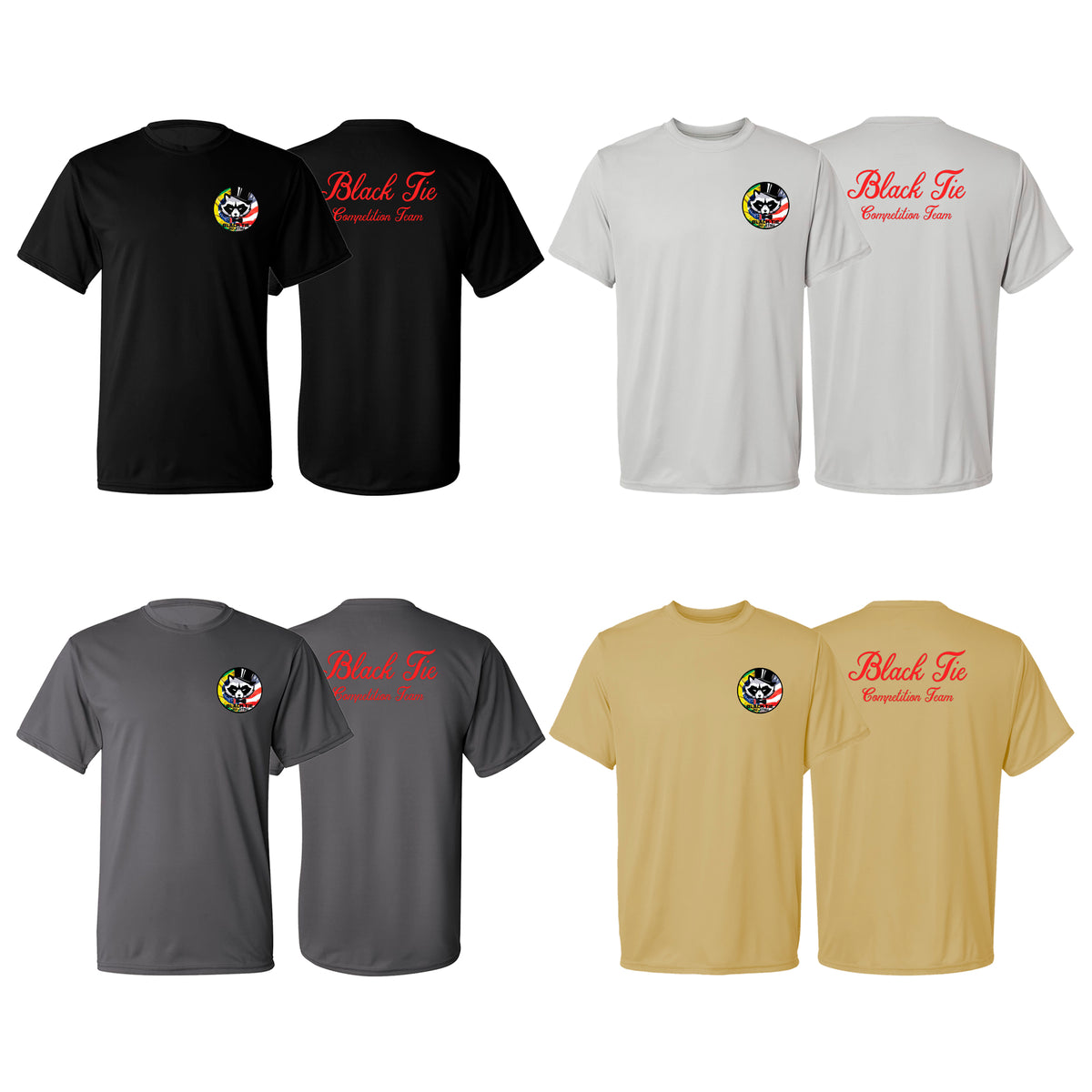 Black Tie BJJ Academy Dry Fit Shirts #8048 B
