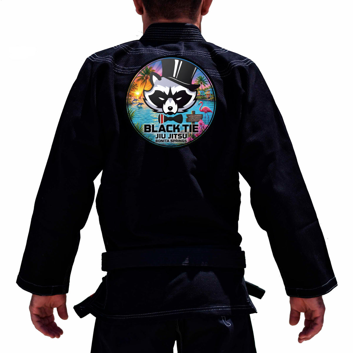Black Tie BJJ Academy Kids Gi - Black #221 B