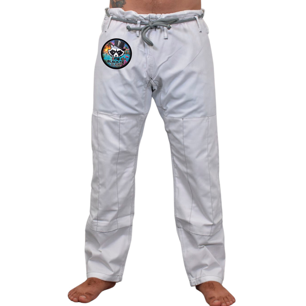 Black Tie BJJ Academy Adults Gi - White #221 B