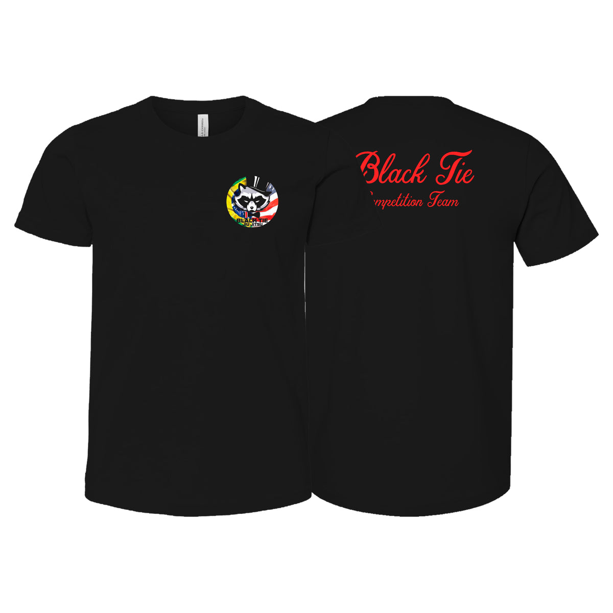 Black Tie BJJ Academy Kids Shirts #8048 B