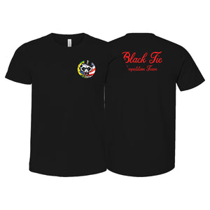 Black Tie BJJ Academy Kids Shirts #8048 B