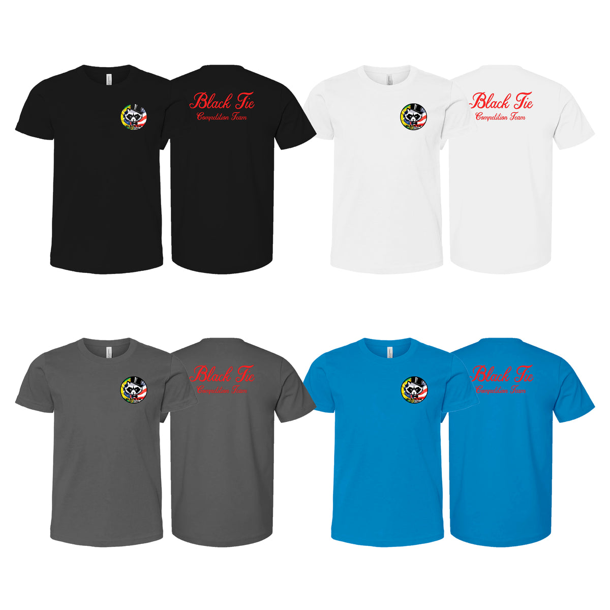 Black Tie BJJ Academy Kids Shirts #8048 B