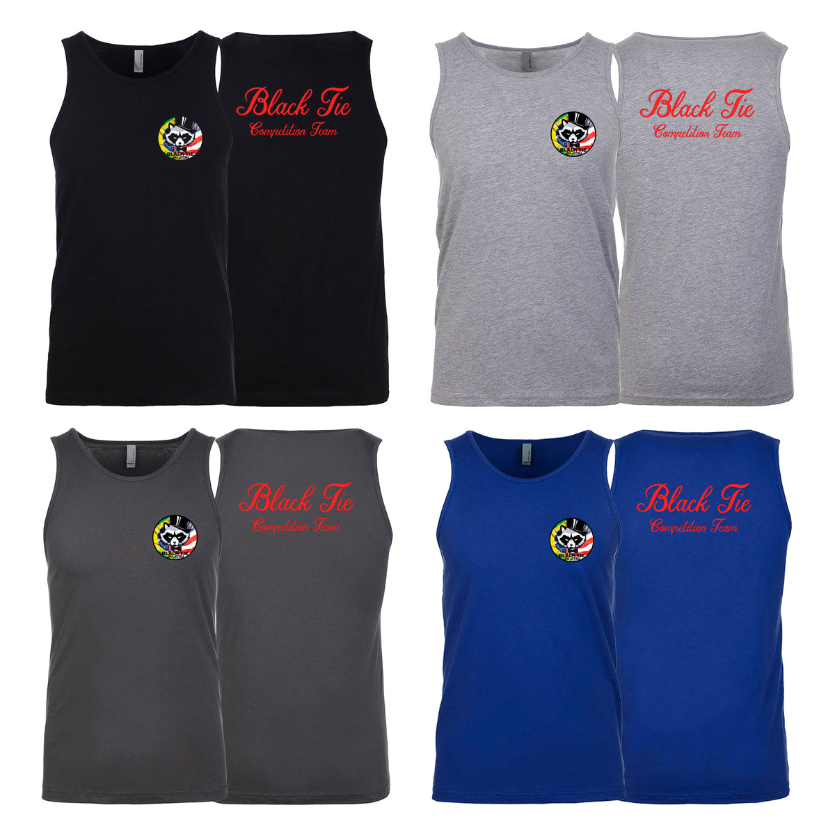 Black Tie BJJ Next Level Tank Tops #8048 B