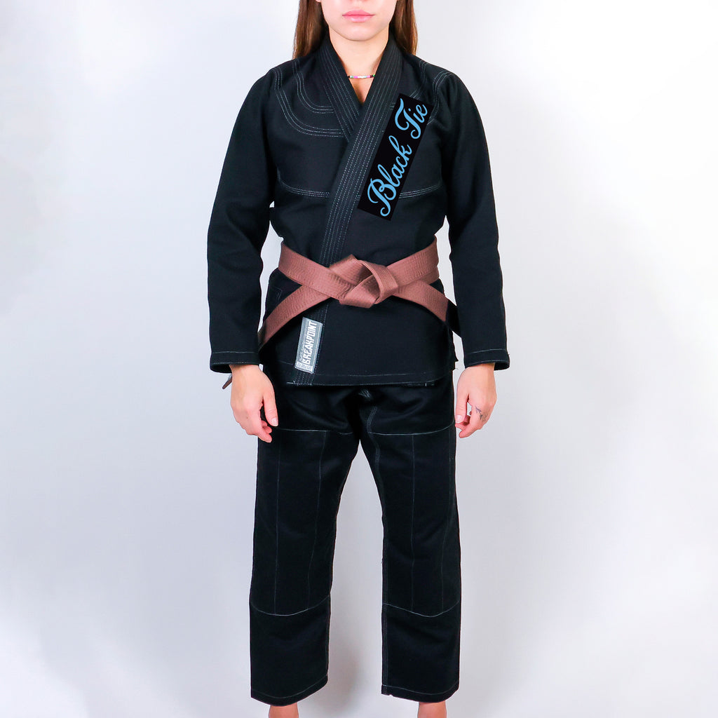 Black Tie BJJ Academy Women's Gi - Black #221 B