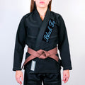 Black Tie BJJ Academy Women's Gi - Black #221 B