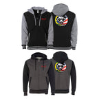 Black Tie BJJ Academy Varsity Zip-Up Hoodie #8048 C