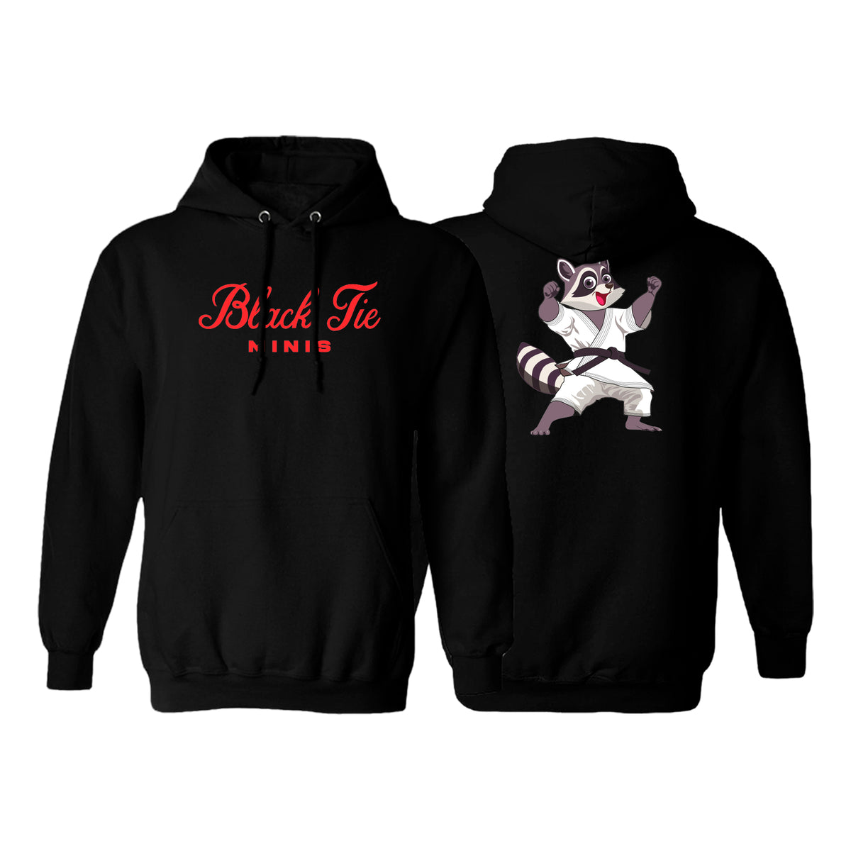 Black Tie BJJ Academy Sweater Hoodie #8048 D (Minis)