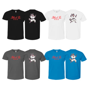 Black Tie BJJ Academy Kids Shirts #8048 D (Minis)
