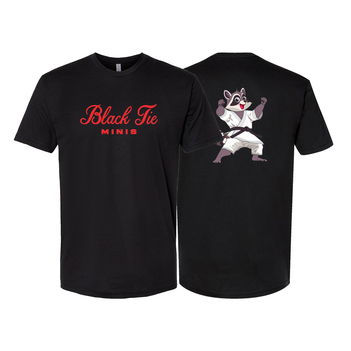 Black Tie BJJ Next Level Adult Shirts #8048 D (Minis)
