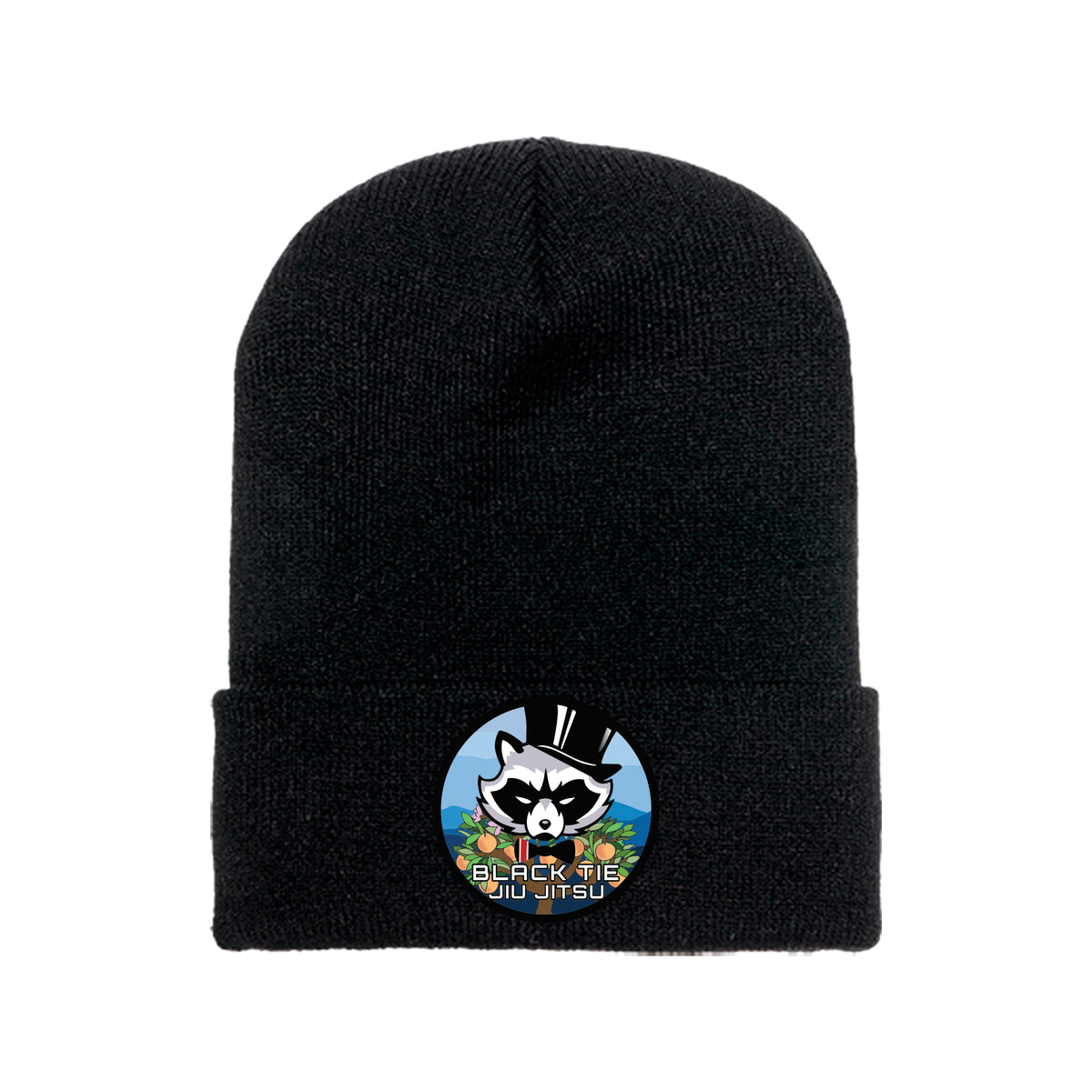 Black Tie BJJ Academy Beanies #8048 E