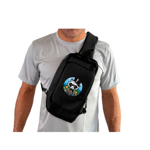 Black Tie BJJ Academy Crossbody Bags #8048 E