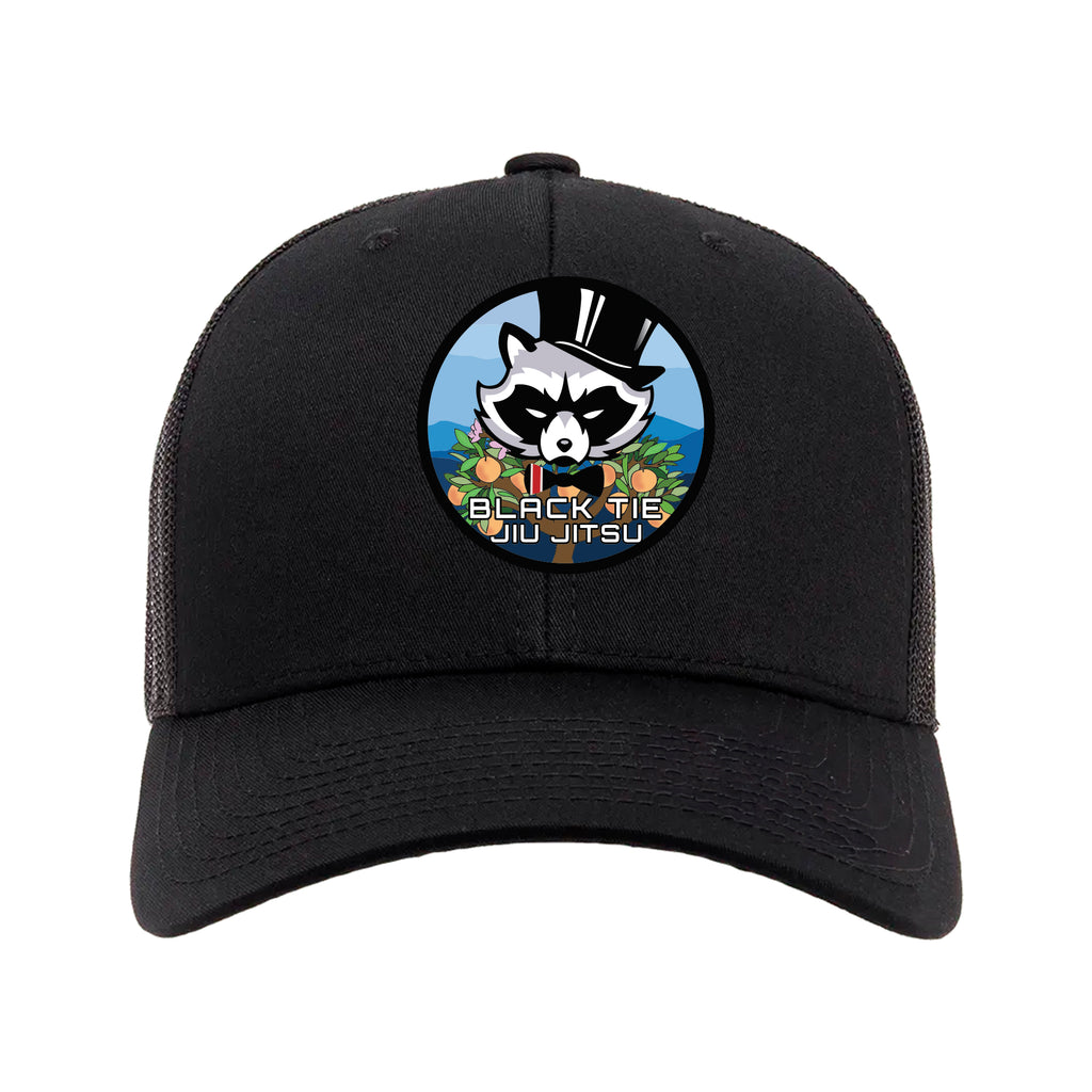 Black Tie BJJ Academy Trucker Hat #8048 E