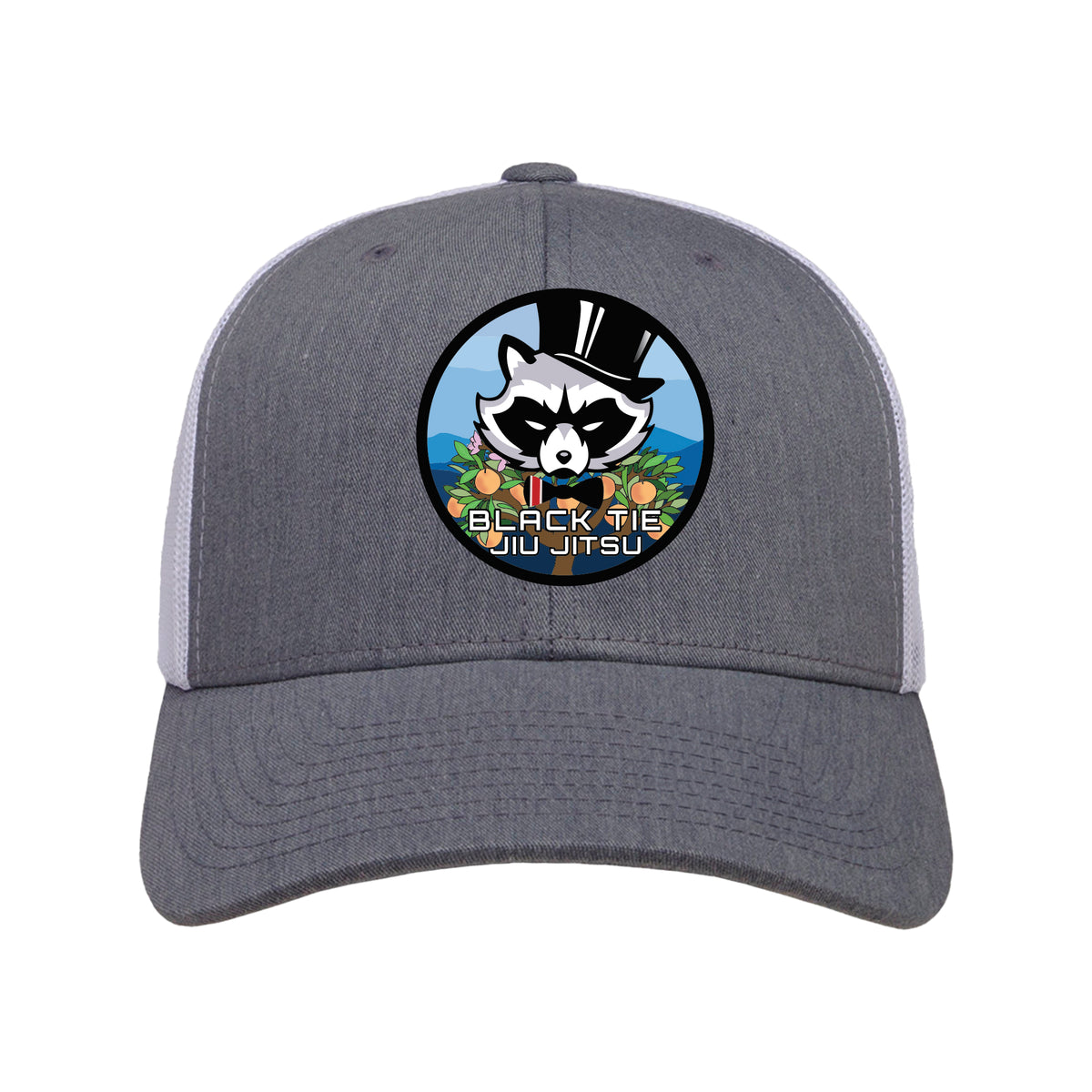 Black Tie BJJ Academy Trucker Hat #8048 E
