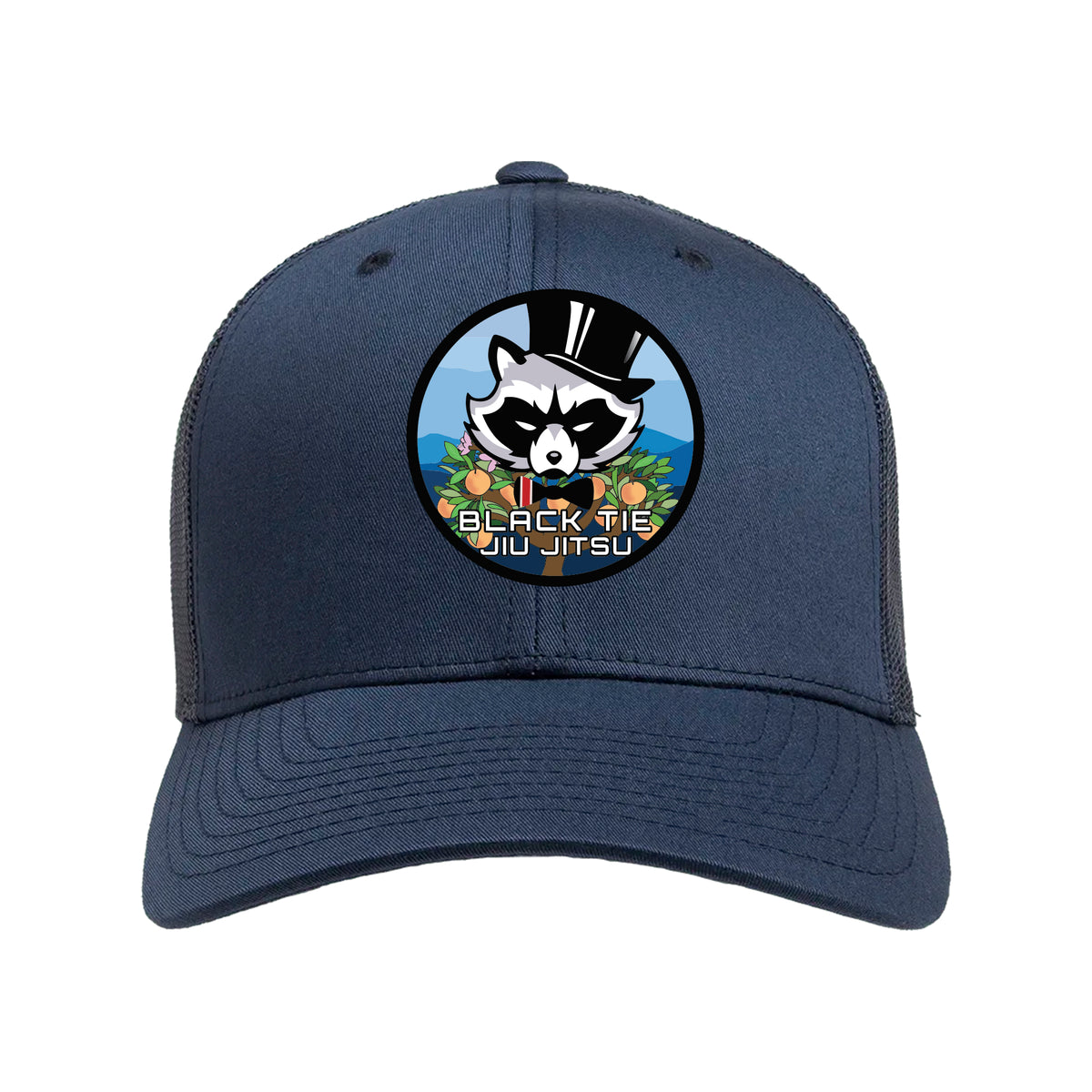 Black Tie BJJ Academy Trucker Hat #8048 E
