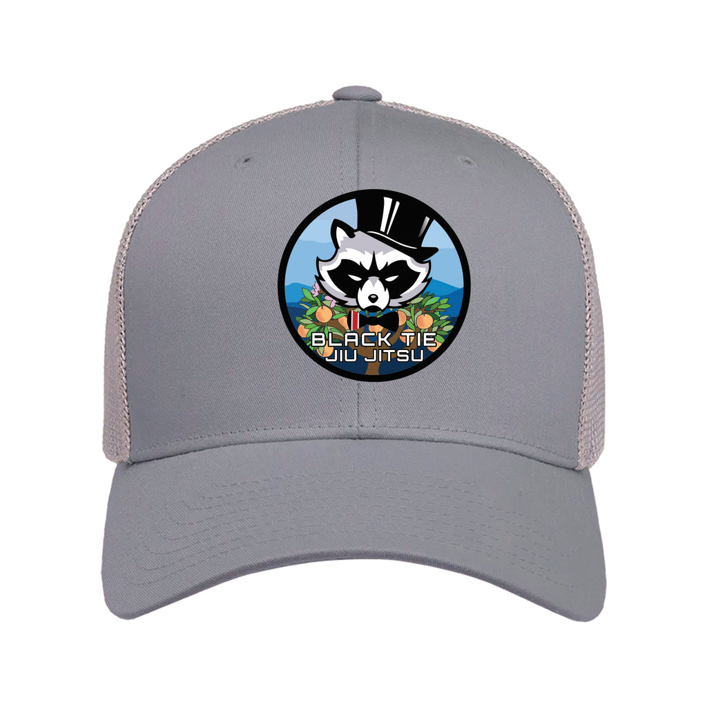 Black Tie BJJ Academy Trucker Hat #8048 E