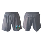 Black Tie BJJ Custom Shorts Grey 2.0 #8048 E