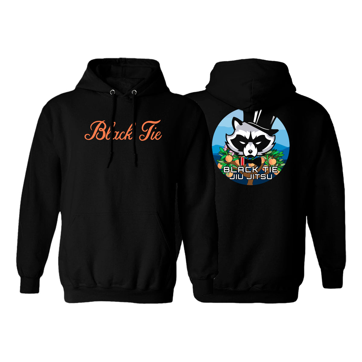 Black Tie BJJ Academy Sweater Hoodie #8048 E