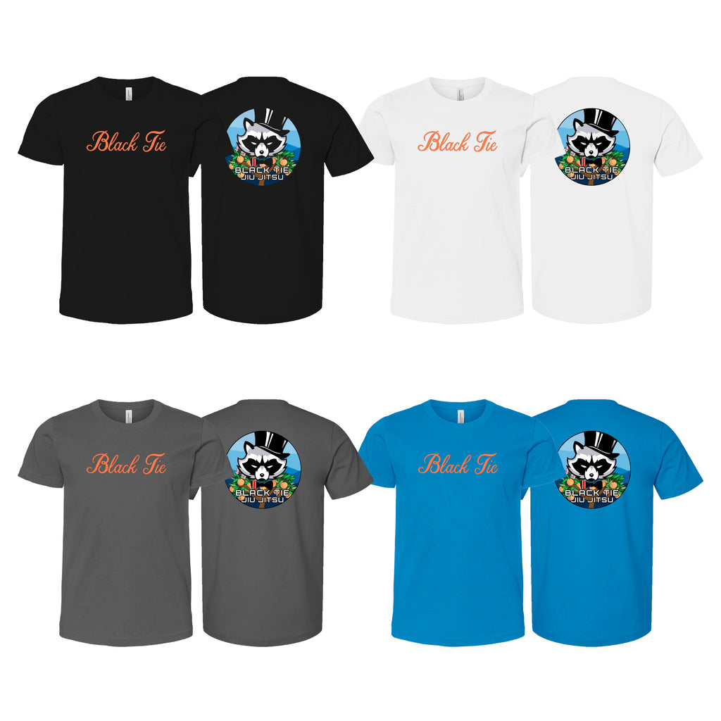 Black Tie BJJ Academy Kids Shirts #8048 E