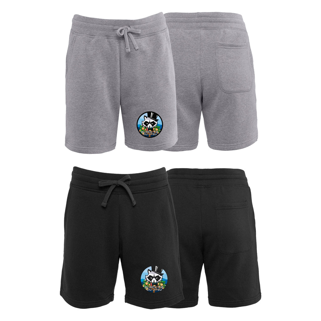 Black Tie BJJ Academy Sweat Shorts #8048 E