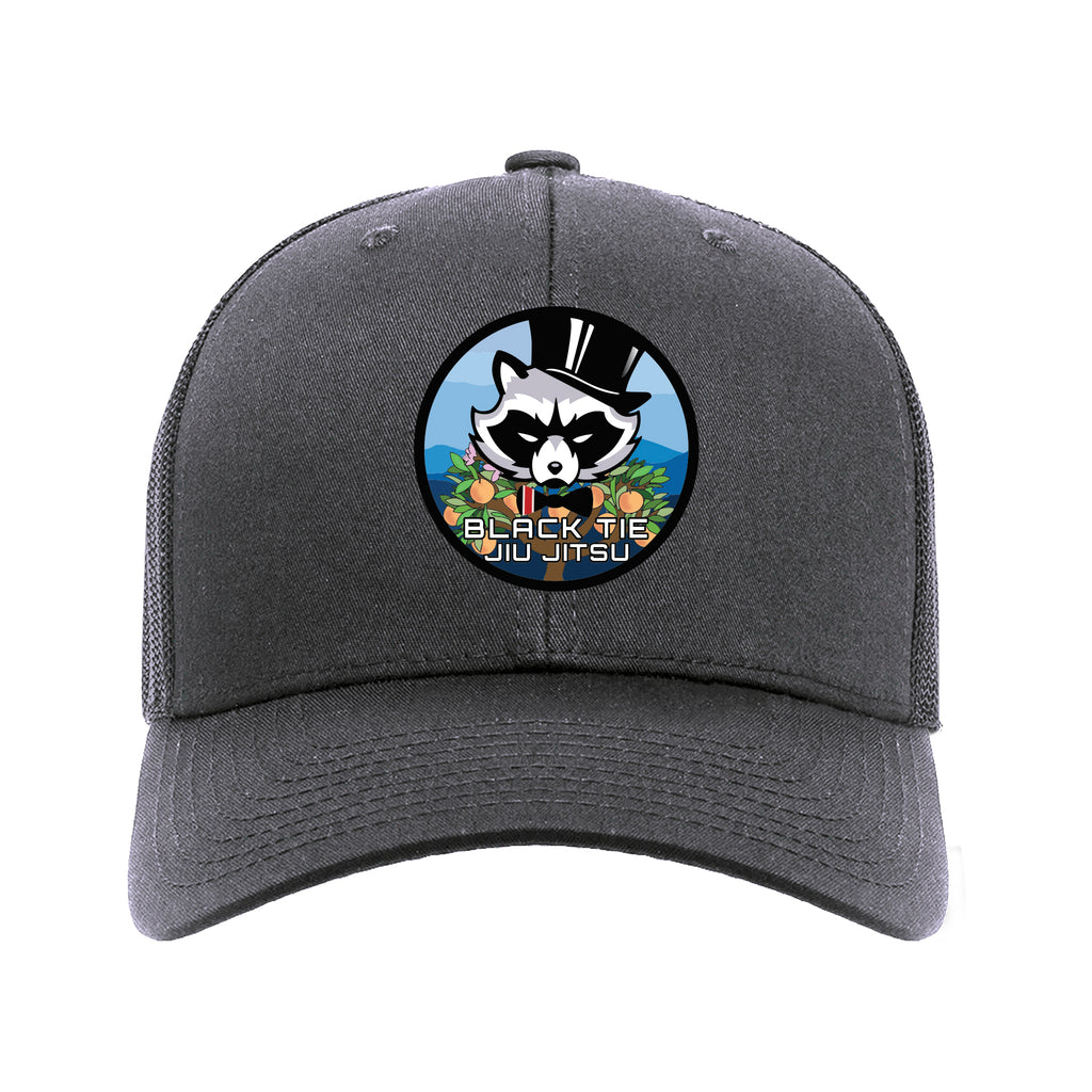 Black Tie BJJ Academy Trucker Hat #8048 E
