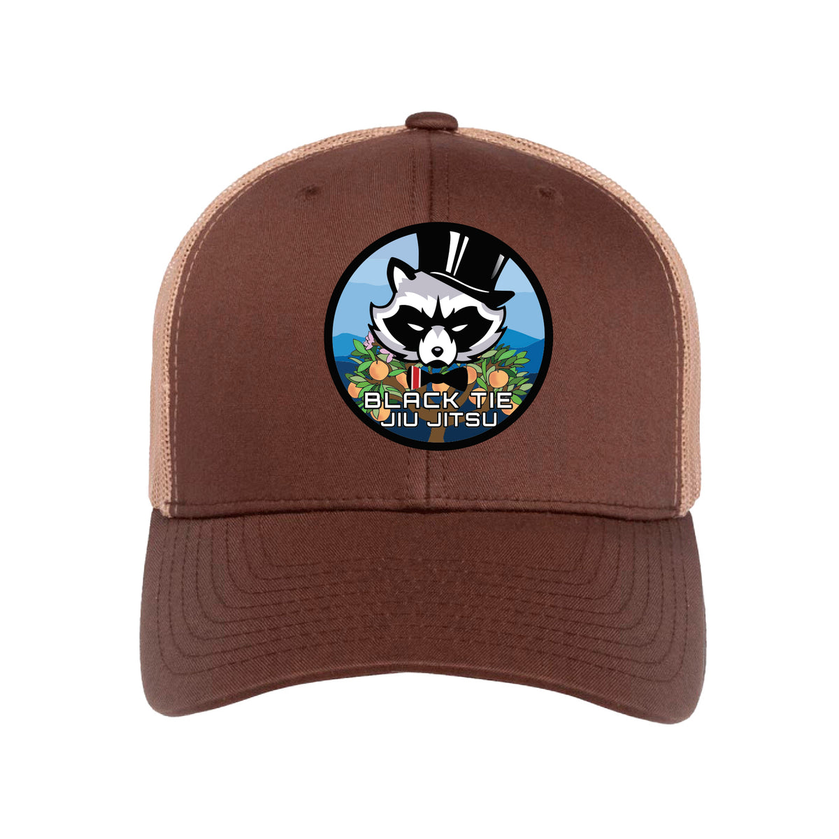 Black Tie BJJ Academy Trucker Hat #8048 E