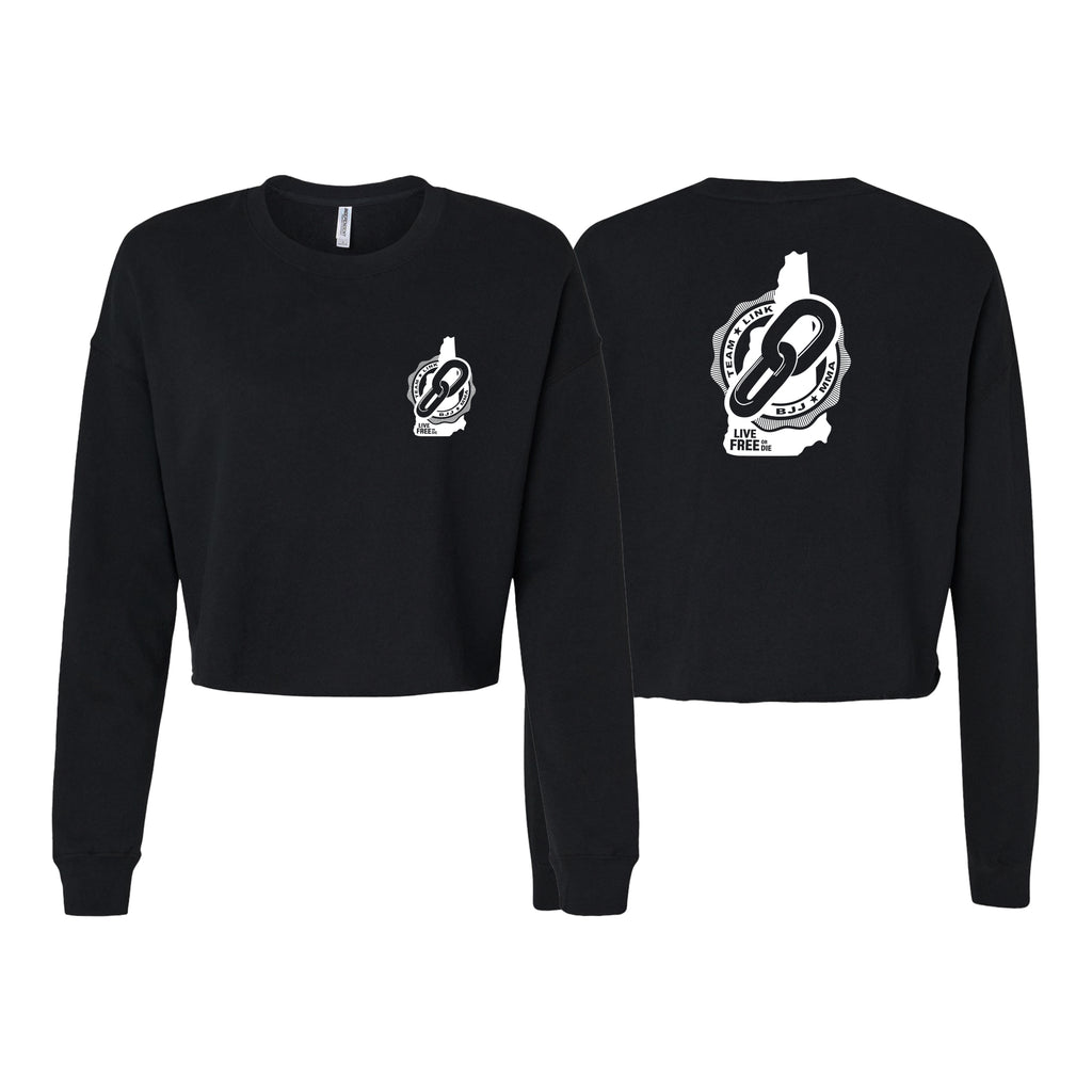 Team Link Women's Cropped Crewneck Sweatshirt #8049 A