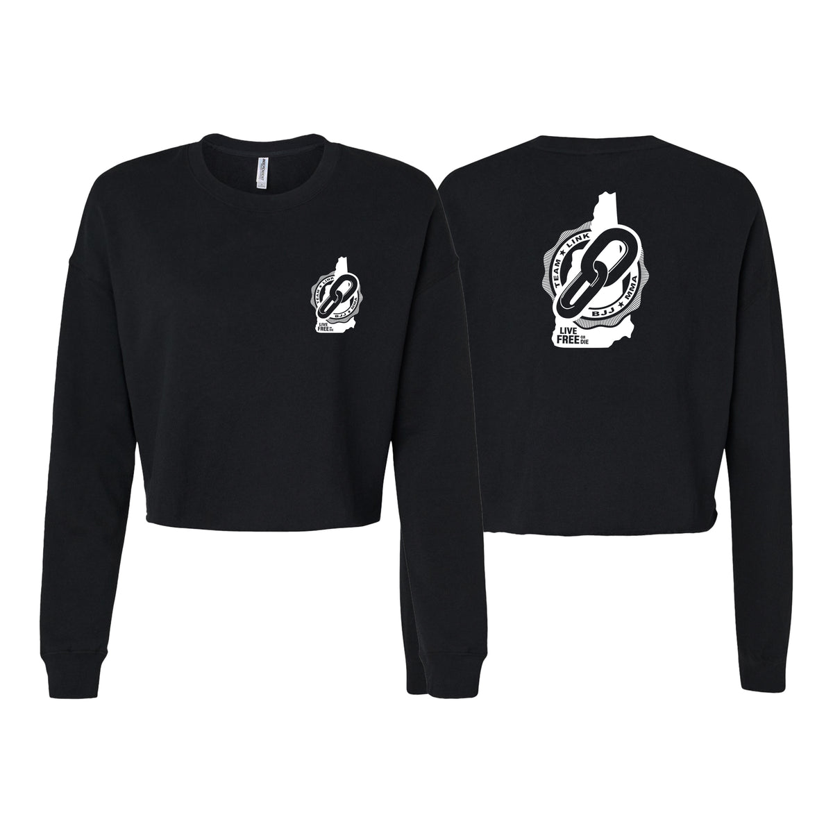 Team Link Women's Cropped Crewneck Sweatshirt #8049 A
