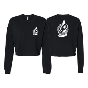 Team Link Women's Cropped Crewneck Sweatshirt #8049 A