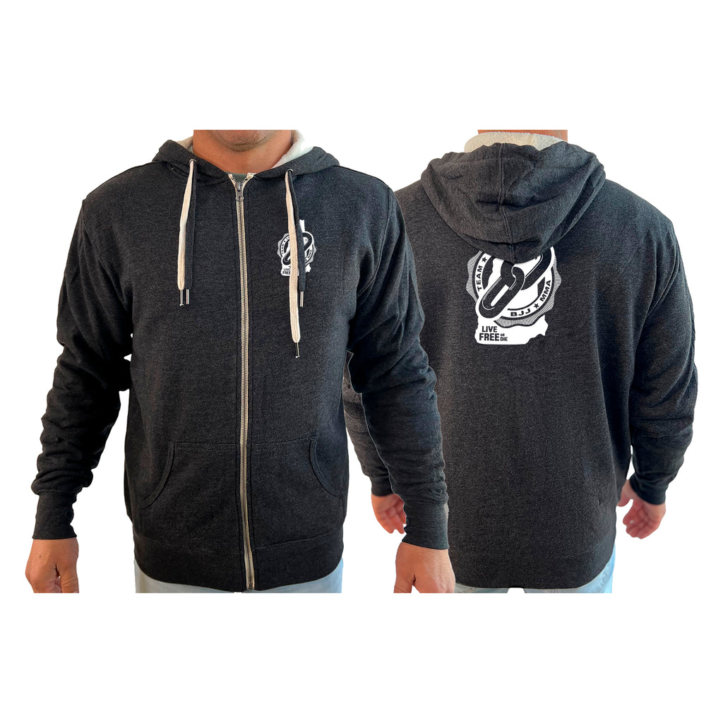 Team Link Academy Sherpa Lined Zip-Up Hoodie #8049 B