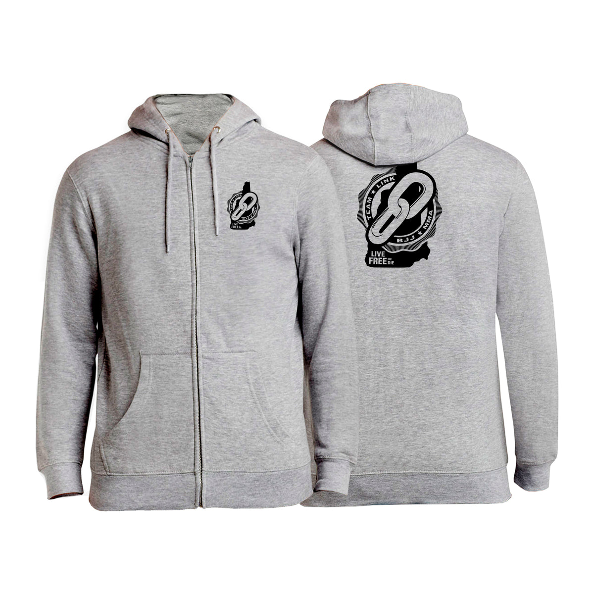 Team Link Academy Zip-Up Hoodie #8049 B