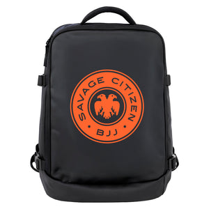 Savage Citizen Jiu Jitsu Travel Backpack Pro #8050 A (Orange Logo)