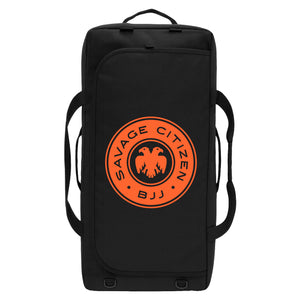 Savage Citizen Jiu Jitsu Giant Rolling Duffel #8050 A (Orange Logo)
