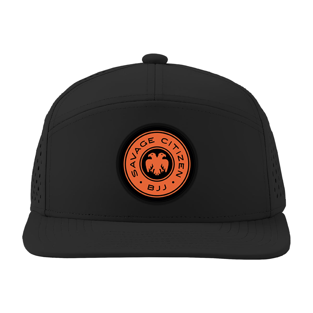 Savage Citizen Jiu Jitsu Academy Perforated Hats #8050 A (Orange Logo)