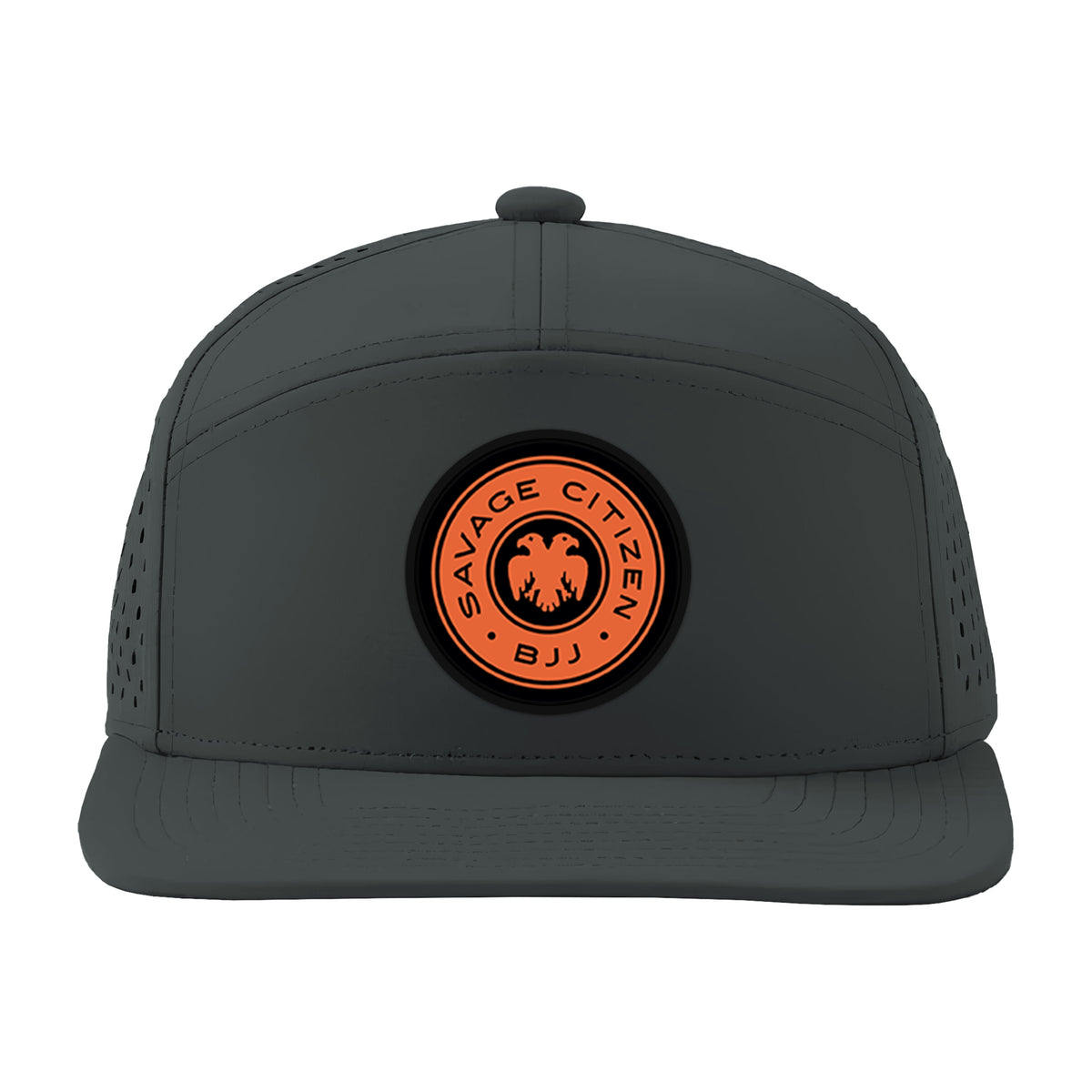 Savage Citizen Jiu Jitsu Academy Perforated Hats #8050 A (Orange Logo)