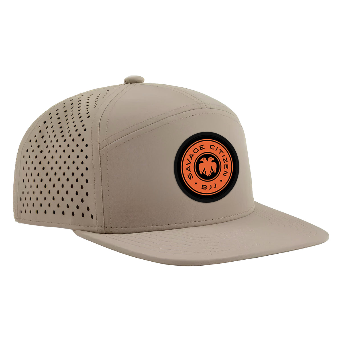 Savage Citizen Jiu Jitsu Academy Perforated Hats #8050 A (Orange Logo)