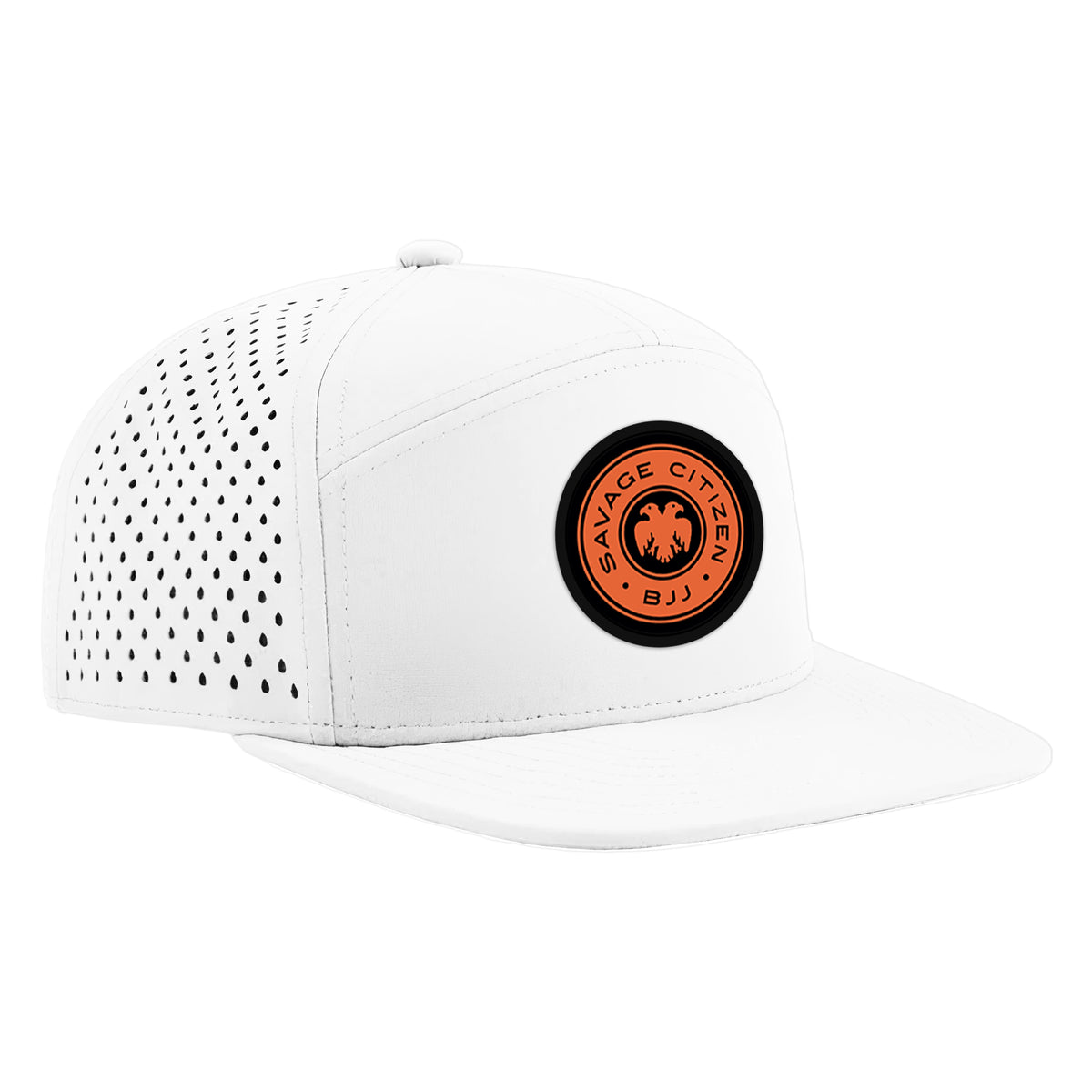 Savage Citizen Jiu Jitsu Academy Perforated Hats #8050 A (Orange Logo)