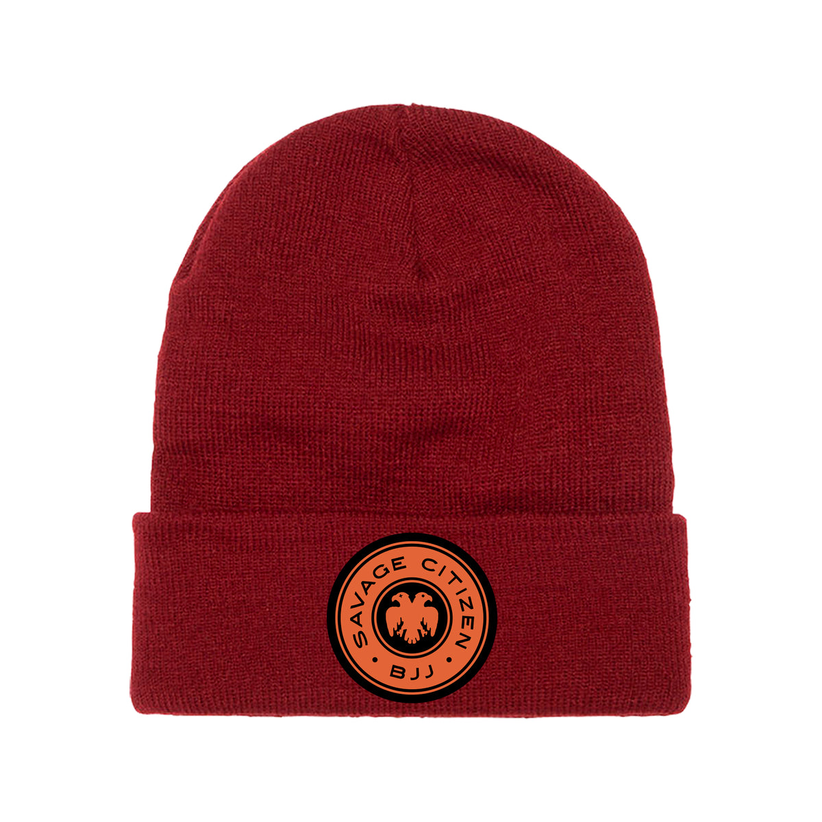 Savage Citizen Jiu Jitsu Academy Beanies #8050 A (Orange Logo)