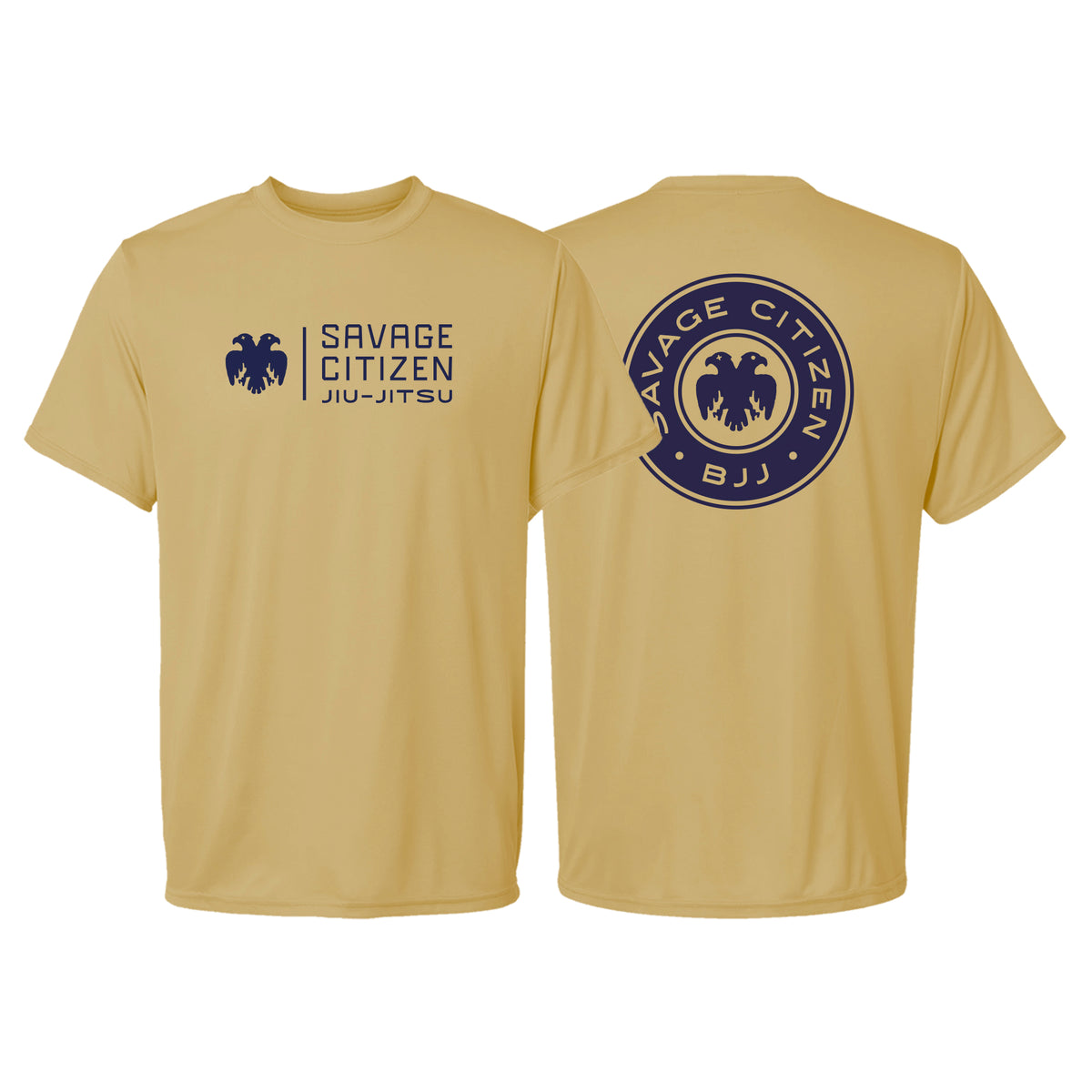 Savage Citizen Jiu Jitsu Academy Dry Fit Shirts #8050 C (Blue Logo)