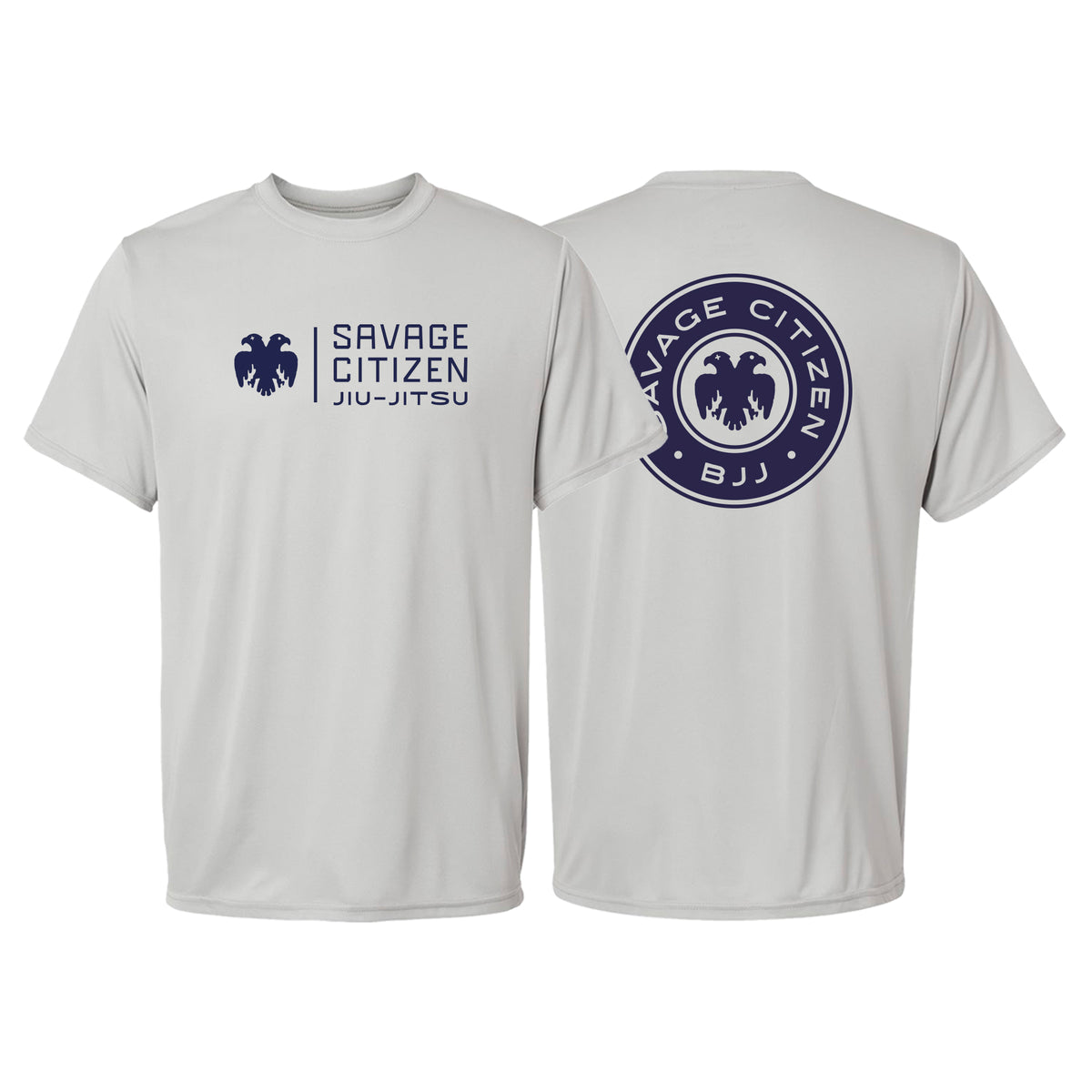 Savage Citizen Jiu Jitsu Academy Dry Fit Shirts #8050 C (Blue Logo)