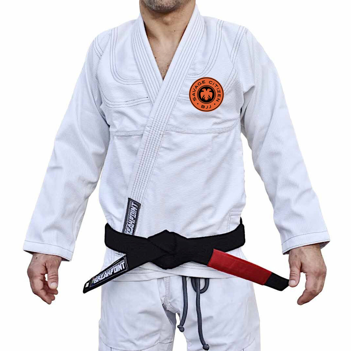 Savage Citizen Jiu Jitsu Academy Kids Gi - White #1524 A